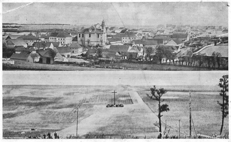 Lidice before and after destruction